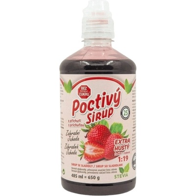Zlaté slazení Sirup Jahoda 650 g