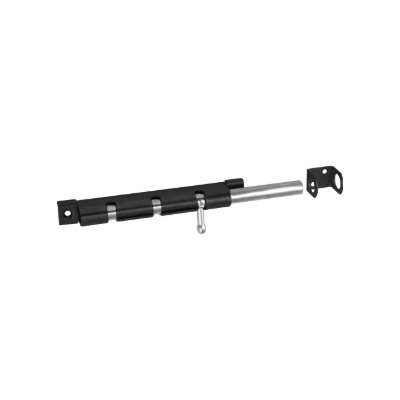 LOCINOX VSF 7016 - mechanická zástrč pre krídlové brány a vráta, pr. 20 mm, pozinkovaná, antracit VSF_7016