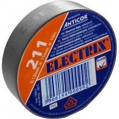 Anticor Bohemia Páska izolačná PVC 15 mm x 10 m sivá AP01S