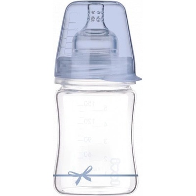 LOVI sklenená fľaša Baby Shower Blue 150 ml