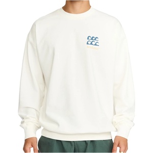 Revolution Мъжки пуловер Revolution Printed Crewneck Waves Jumper - Offwhite - размер XL (017-4448-0214)