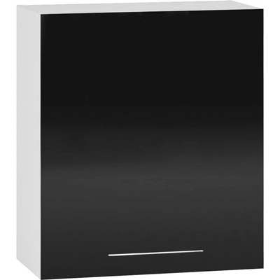 Bogdan Furniture Europe Горен шкаф - b 60/68-Е20, за вграден абсорбатор/черен гланц
