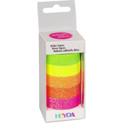 Heyda neon glitrová 5 ks – Zboží Dáma