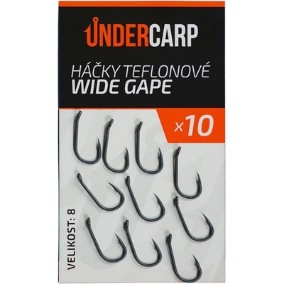 UnderCarp Teflonové WIDE GAPE vel. 8 10ks