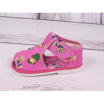 Čechtín HP 805 s kočičkami a medvídky suchý zip růžové