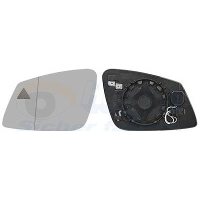 Sklo do zrcátka, vnější zrcátko VAN WEZEL 0597835