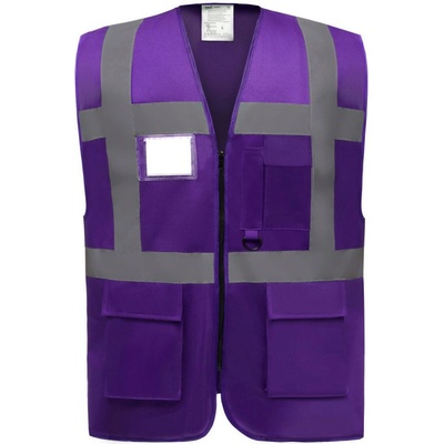 Yoko reflexní multifunkční vesta HVW801 Purple