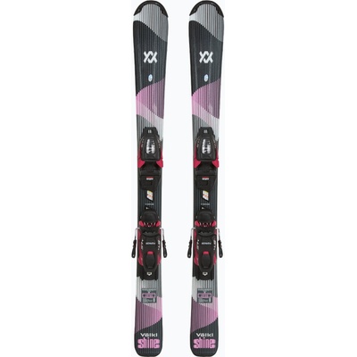 Völkl Детски пистови ски Völkl Shine Jr + автомати 4.5 VMotion Jr Lady 100-120 cm black/pink