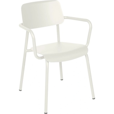 Fermob Studie s područkami Světle šedá hliníková zahradní židle