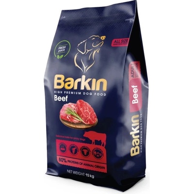 Barkin High Premium Adult Beef 15 kg