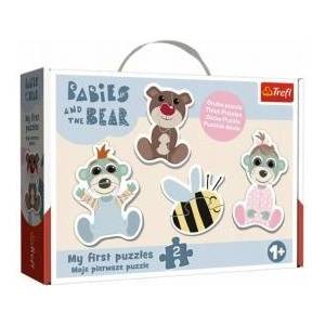 Trefl Puzzle - Baby Classic - Friendly Babies - Babies and Teddy Bear Trefl 36139