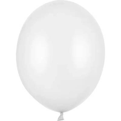 Party Deco Латексови Балони Металик, Бяло - 30 см (sb14m-008)