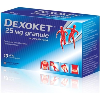DEXOKET POR 25MG GRA SCC 10