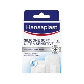 Beiersdorf Hansaplast SILICONE SOFT ULTRA SENSITIVE náplasť 8 ks