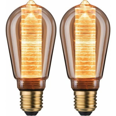 Paulmann Inner Glow Edition sada LED žárovka E27 230V 2x4W 1800K zlatá kroužky ST64