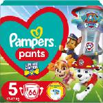 Pampers Pants Paw Patrol Size 5 еднократни пелени гащички 11-17 kg 66 бр