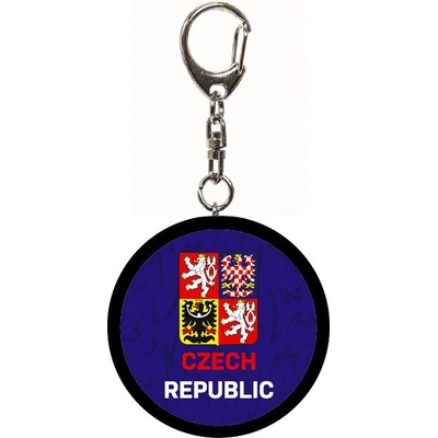 Prívesok na kľúče CCM Mini puck State Emblem Blue