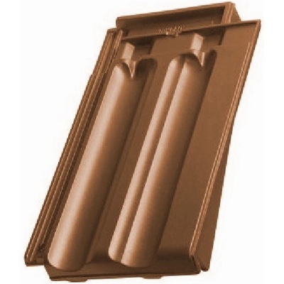 Tondach Francouzská/Traditon 14 taška krajová pravá engoba hnědá – Zboží Mobilmania