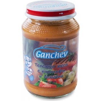 Ганчев пюре телешко с картофи и домати - 190 г