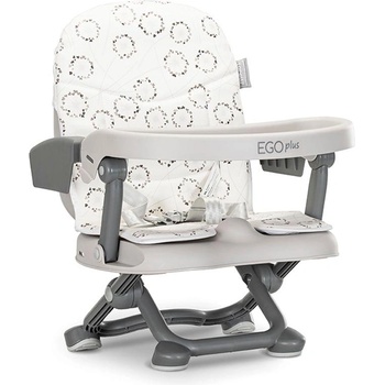 Lorelli СТОЛ ЗА ХРАНЕНЕ ego plus 2в1 white fluff ЕКО КОЖА (3800166100685)