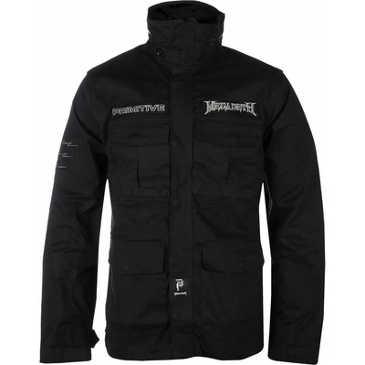 Bunda pánska PRIMITIVE x MEGADETH Rattlehead M65 Black pa421171-blk