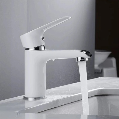 Fildişi Бял смесител за баня Париж