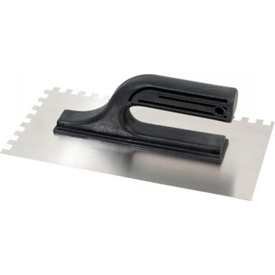 Hladidlo nerezové, zubové 4x4mm, 270x130mm, plastová rúčka