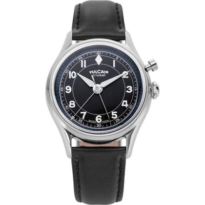 Vulcain Cricket Black/White/Blue Black Plain
