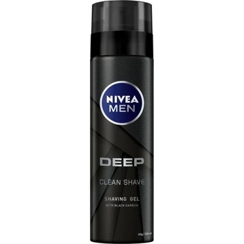 Nivea MEN DEEP Гел за бръснене, 200 мл. - black