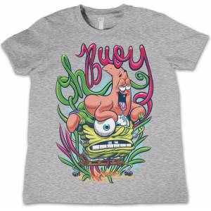 HYBRIS детска тениска SpongeBob Squarepants - Oh Boy Grey - HYBRIS - NIC-12-SB011-DTG-HG