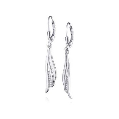 Nubis visací náušnice se zirkony NB-3170