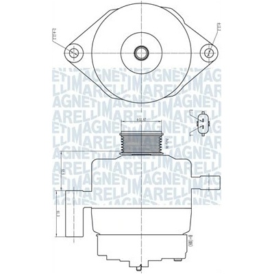 Alternátor MAGNETI MARELLI 063732181010