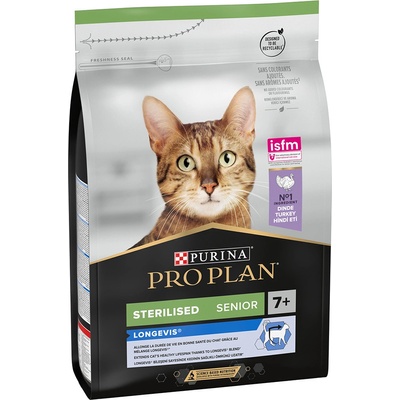 Pro Plan Sterilised Senior 7+ Longevis krůtí 3 x 3 kg