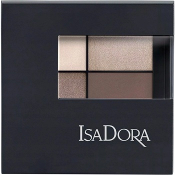 IsaDora Eye Shadow Quartet paletka očních stínů 04 Cappuccino 3,5 g