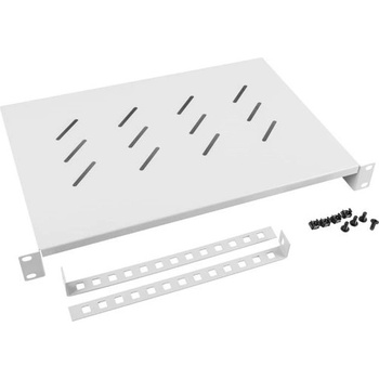 Lanberg Аксесоар Lanberg 19" fixed shelf 1U / 483x300mm, max load capacity up to 25kg, grey (AK-1004-S)