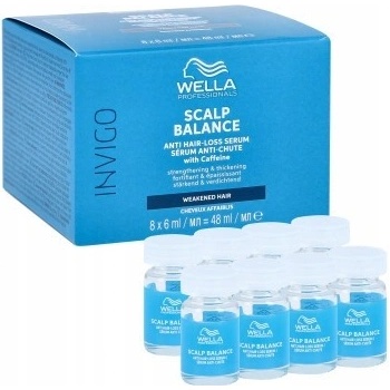 Wella Invigo Scalp Balance vlasové sérum proti vypadávániu vlasov 8 x 6 ml
