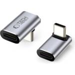 Tech-Protect Ultraboost AA02 USB-C ъглов адаптер - сив (5906302367979)