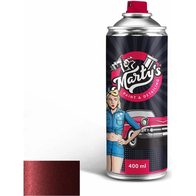 Marty's Barva na auto ve spreji Škoda 9891 Červená Sensual 400ml