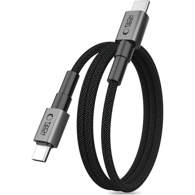 Tech-Protect ultraboost dna magtwist type-c cable pd 100w / 5a 100cm iron grey (5906302331864)