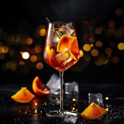 Skleněný obraz Aperol, 30 × 30 cm GL-18366