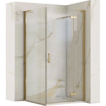Rea Душ кабина REA Hugo 90x90 Gold Brush (KPL-K8413)