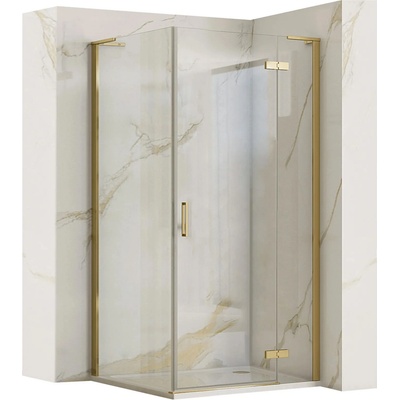 Rea Душ кабина REA Hugo 90x90 Gold Brush (KPL-K8413)