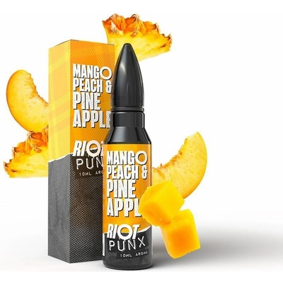 Riot Squad PUNX Shake & Vape Mango, broskev a ananas 10 ml