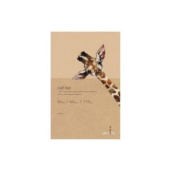 Eurocom Пад крафт хартия Creative Art А5 110г 60 листа