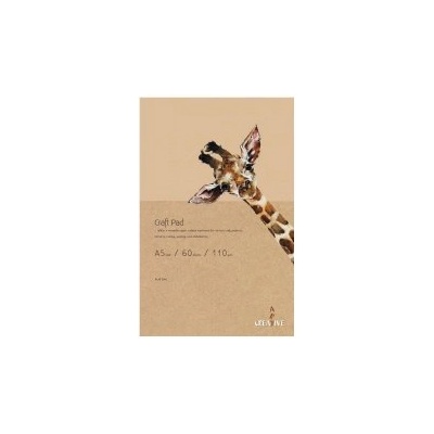 Eurocom Пад крафт хартия Creative Art А5 110г 60 листа
