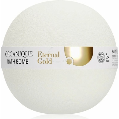 Organique Eternal Gold Smoothing Therapy bomba do kúpeľa s vyživujúcim účinkom 170 g