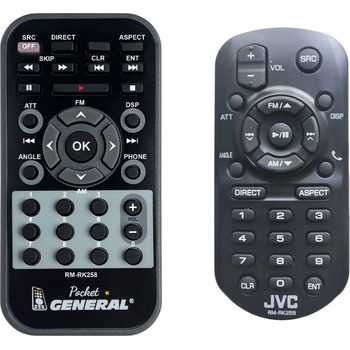 GENERAL Jvc rm-rk258 - дистанционно управление дубликат (rm-rk258)