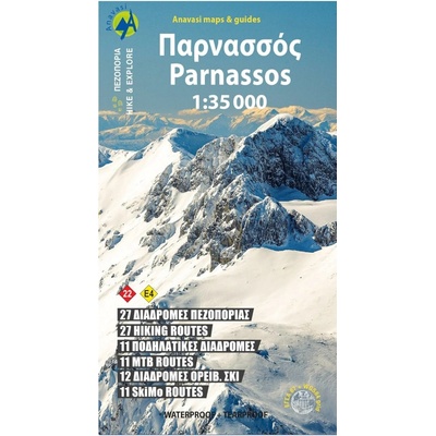 mapa Parnassos 1:35 t.