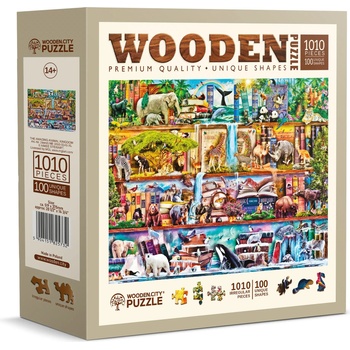 Wooden City - Puzzle The Amazing Animal Kingdom - 1 000 piese
