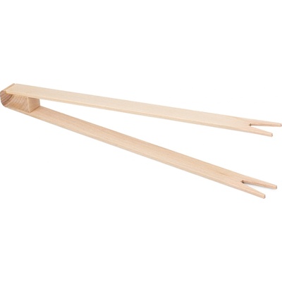 Dřevěné kleště na gril 26 cm s hroty – balení 20 ks